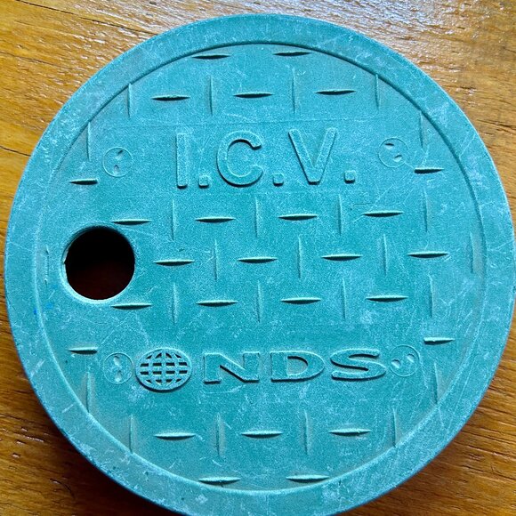 NDS 141806 Cover Green ICV 6-Inch Round Irrigation Valve Cover **USED** - Picture 1 of 4